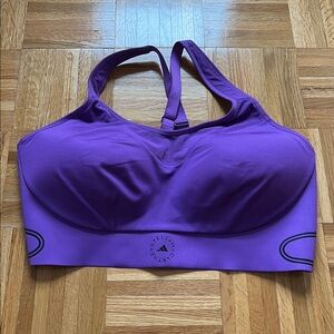 ADIDAS BY STELLA MCCARTNEY TruePace High Support Sports Bra Purple